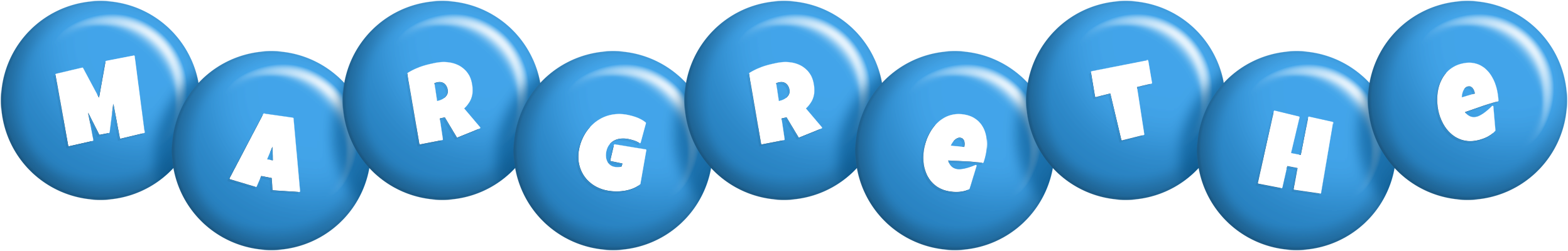 Margrethe candy-blue logo
