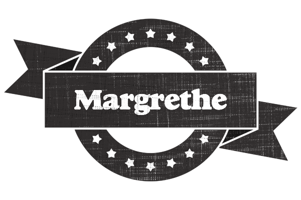 Margrethe grunge logo