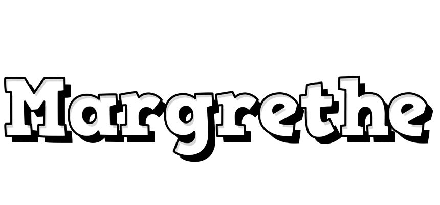 Margrethe snowing logo