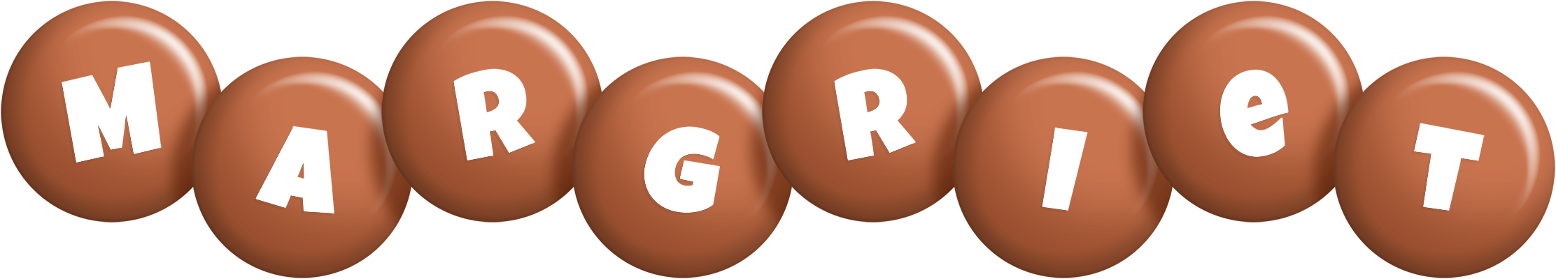 Margriet candy-brown logo