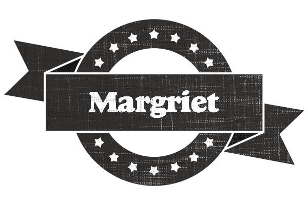 Margriet grunge logo