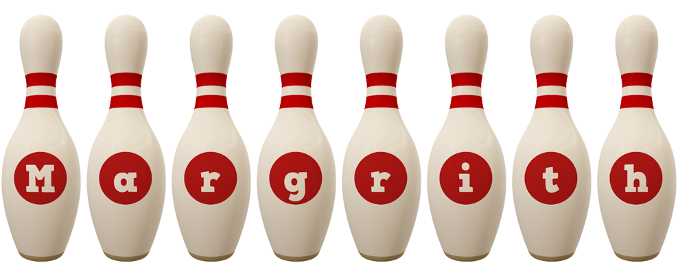 Margrith bowling-pin logo