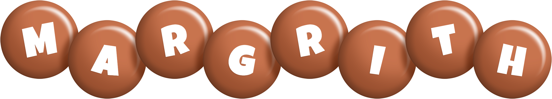 Margrith candy-brown logo