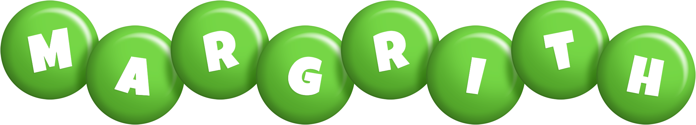 Margrith candy-green logo