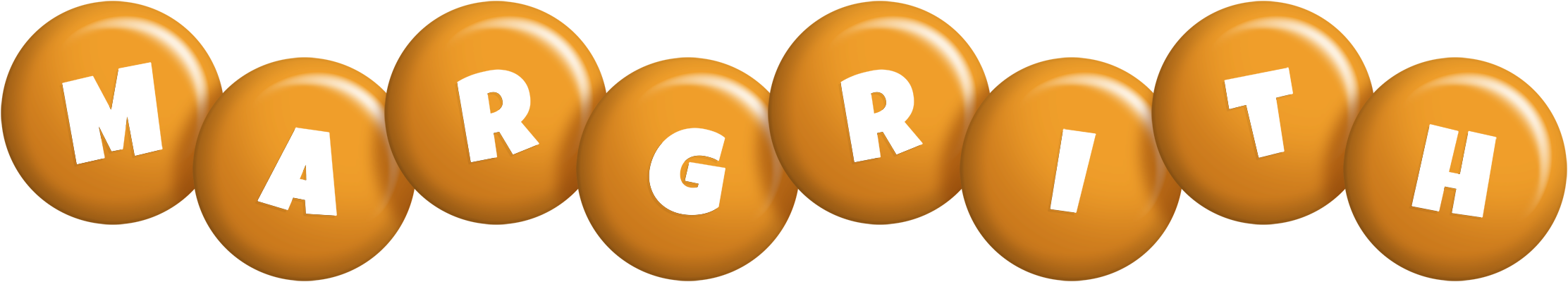 Margrith candy-orange logo