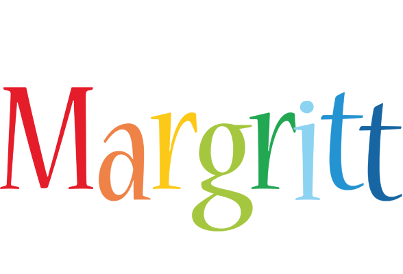 Margritt birthday logo