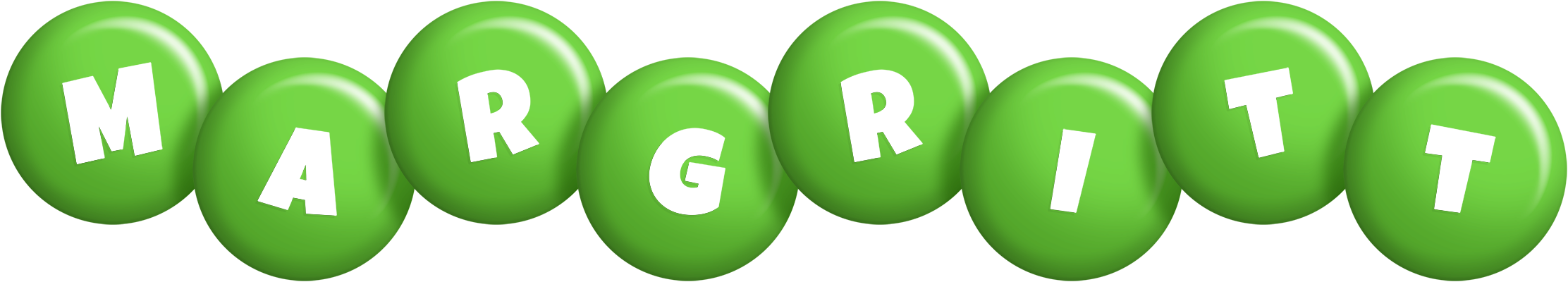 Margritt candy-green logo