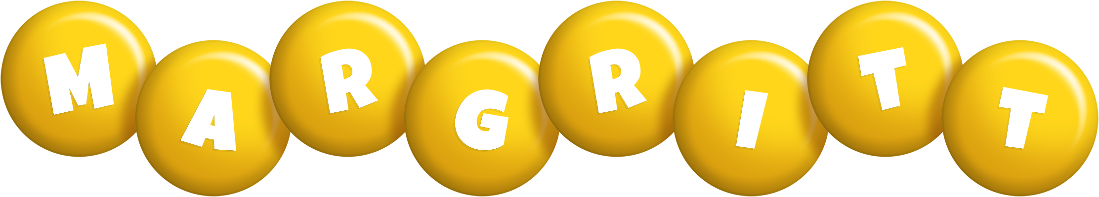 Margritt candy-yellow logo