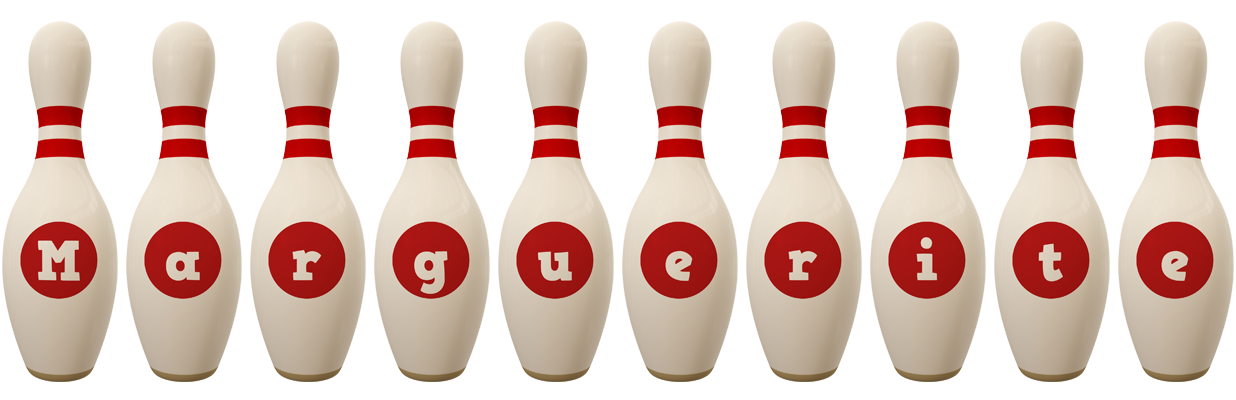 Marguerite bowling-pin logo