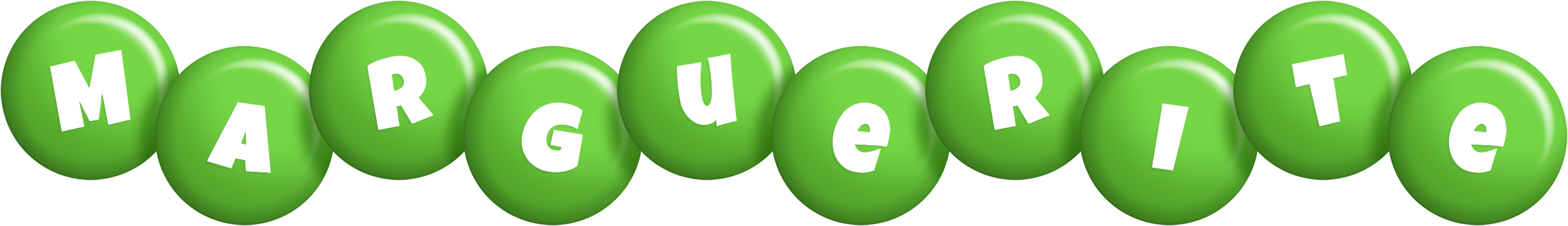 Marguerite candy-green logo