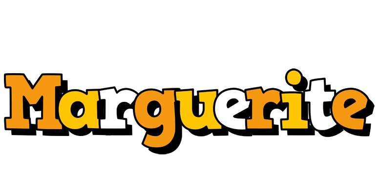 Marguerite cartoon logo