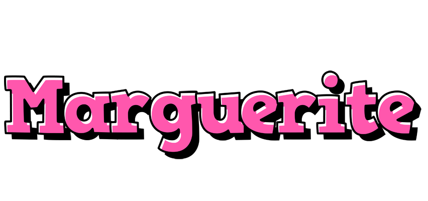 Marguerite girlish logo