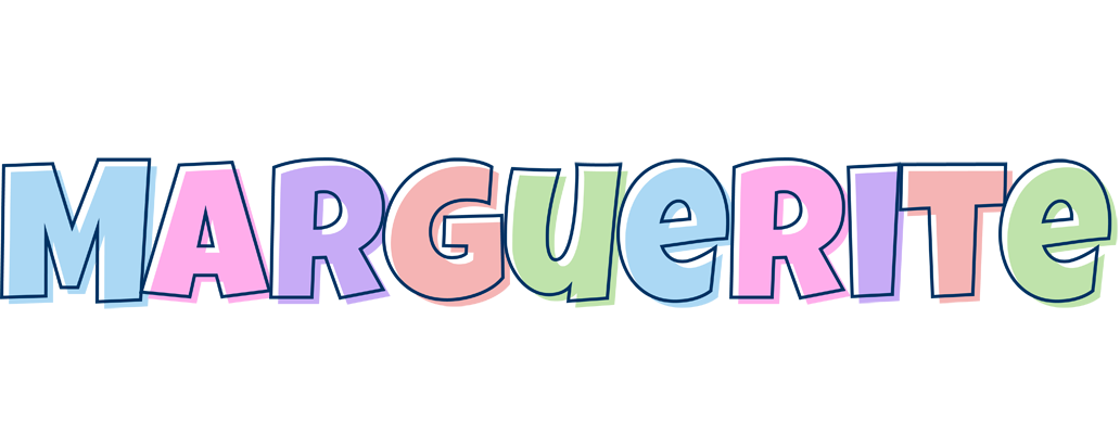 Marguerite pastel logo