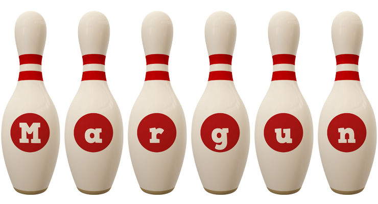 Margun bowling-pin logo