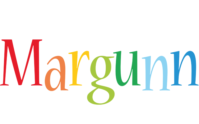 Margunn birthday logo