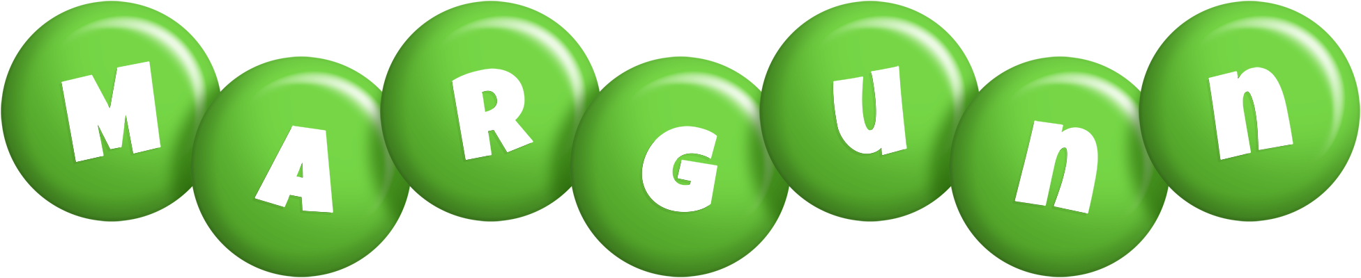 Margunn candy-green logo