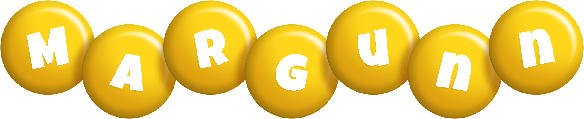 Margunn candy-yellow logo