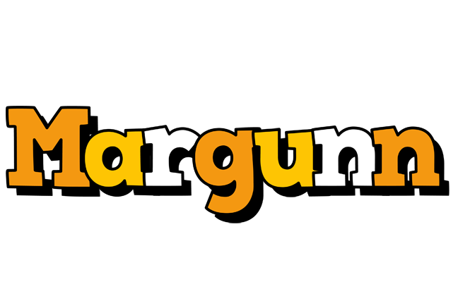 Margunn cartoon logo