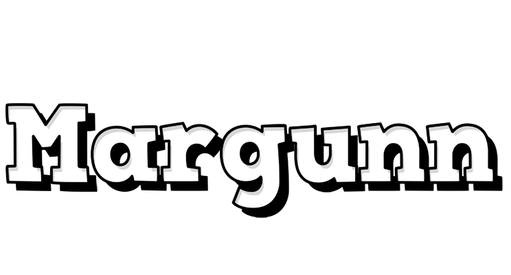 Margunn snowing logo