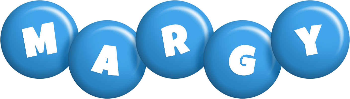 Margy candy-blue logo