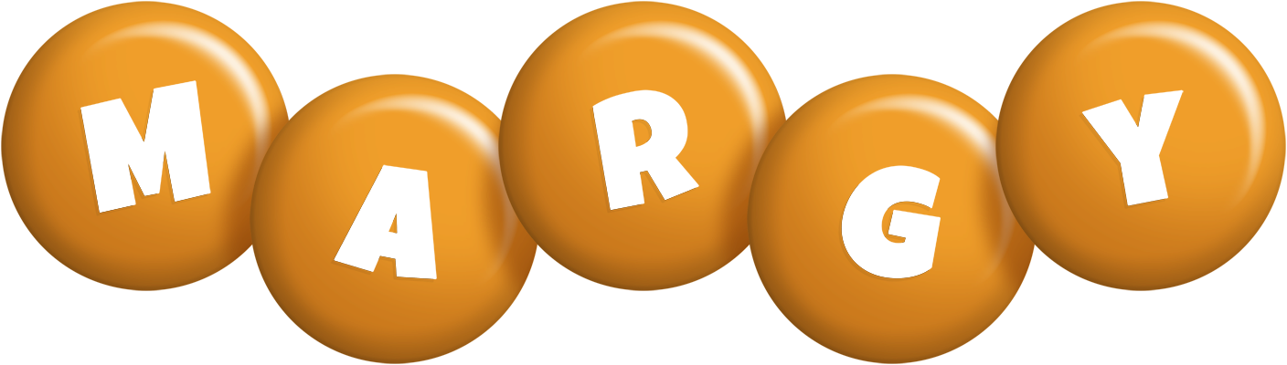Margy candy-orange logo