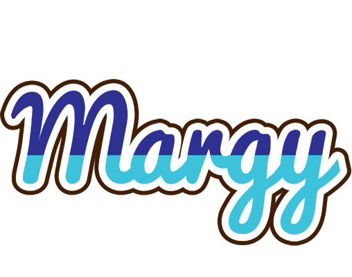 Margy raining logo