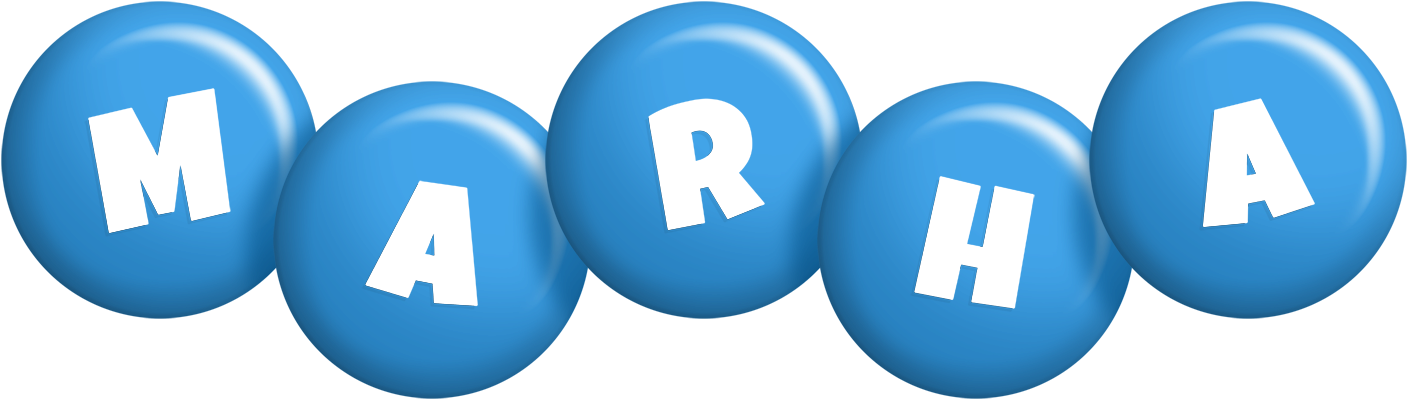 Marha candy-blue logo