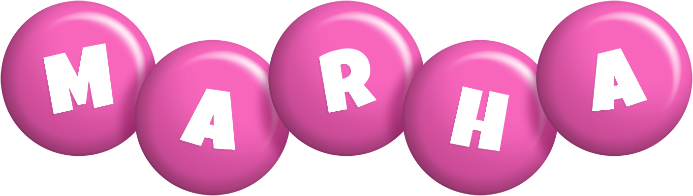 Marha candy-pink logo