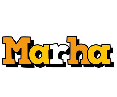 Marha cartoon logo