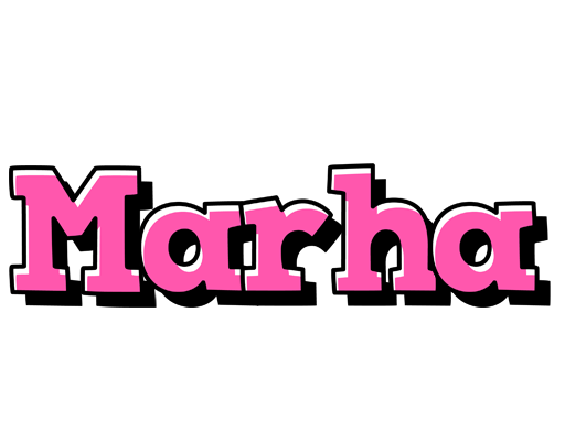 Marha girlish logo