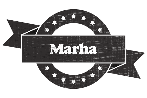 Marha grunge logo