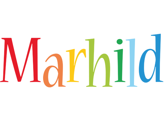 Marhild birthday logo