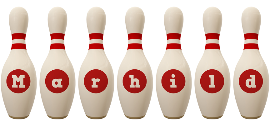 Marhild bowling-pin logo