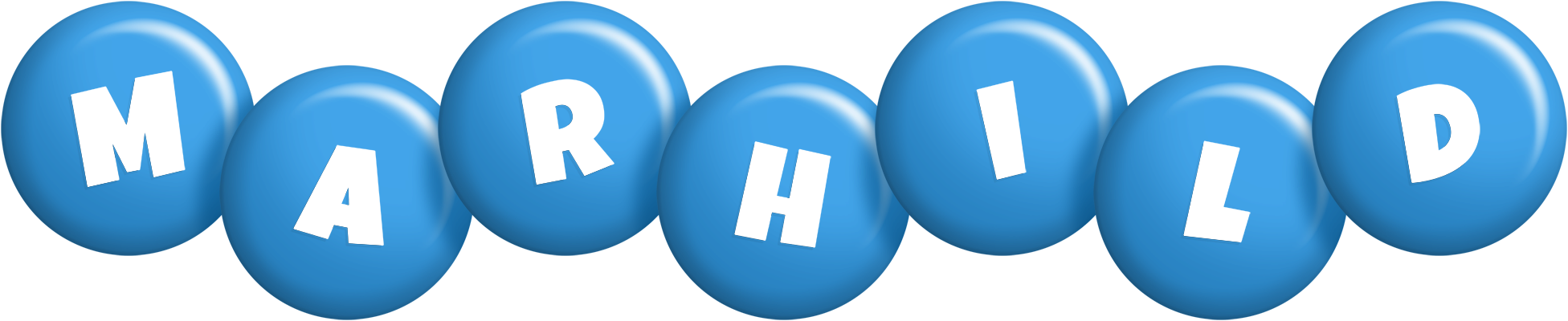 Marhild candy-blue logo