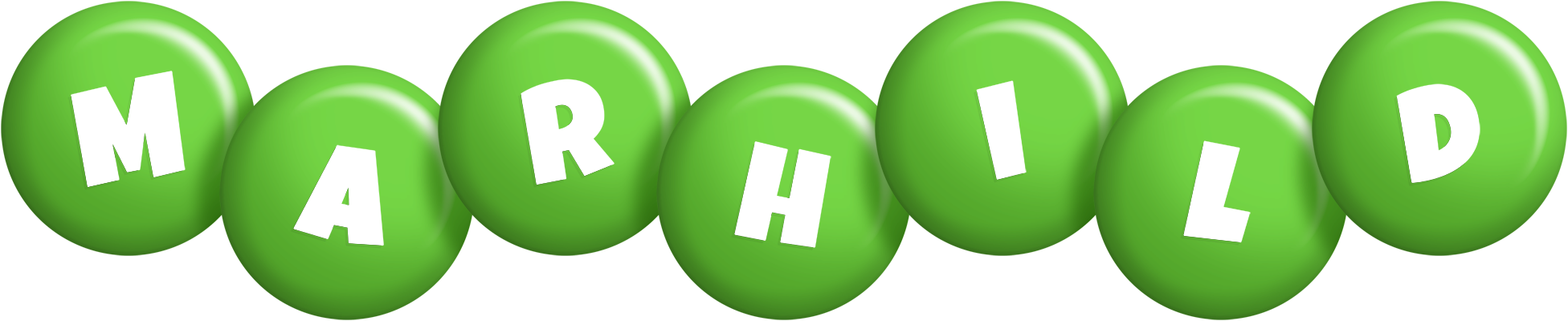 Marhild candy-green logo