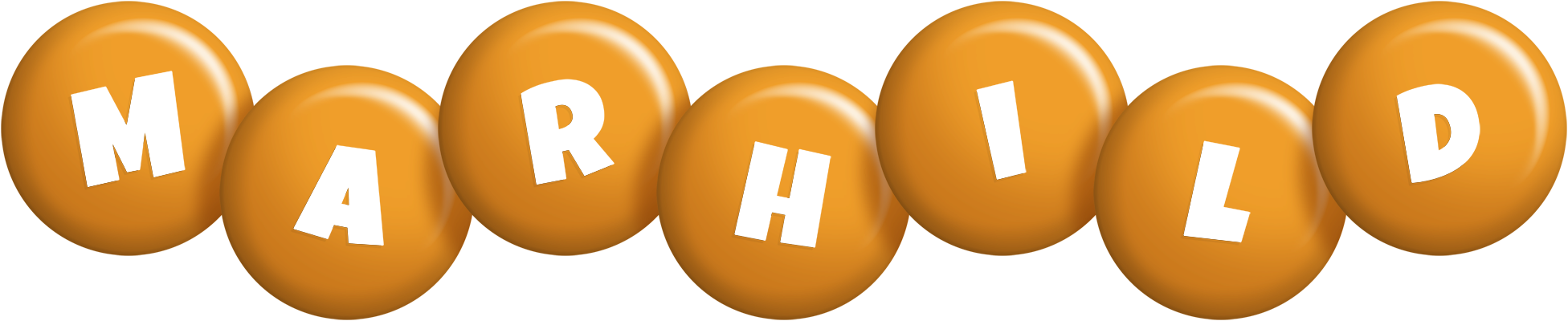 Marhild candy-orange logo
