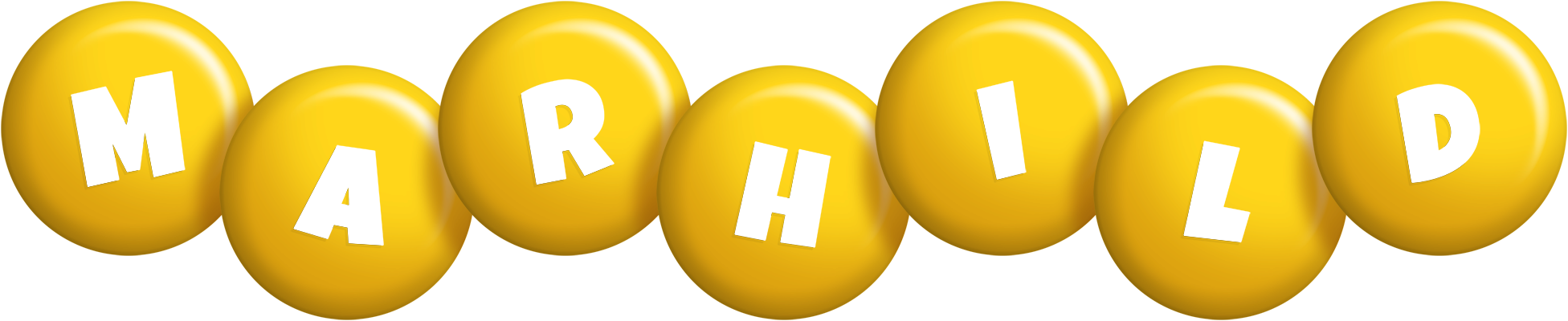 Marhild candy-yellow logo
