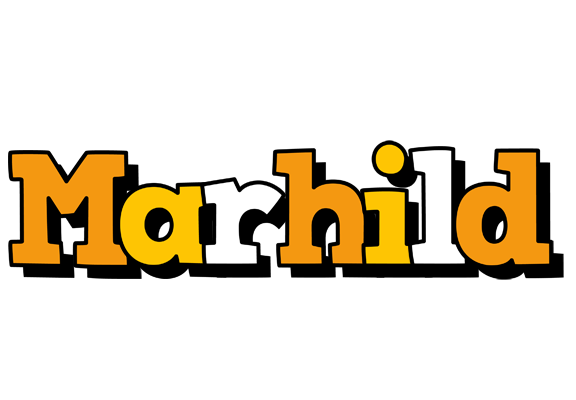 Marhild cartoon logo