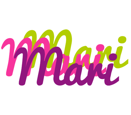 Mari flowers logo