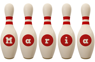 Maria bowling-pin logo