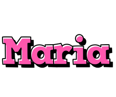 Maria girlish logo