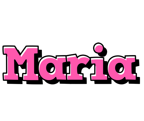 Maria girlish logo