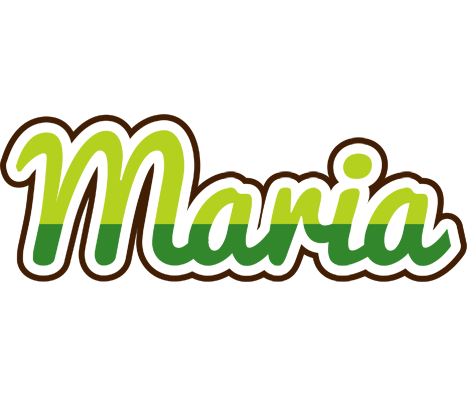 Maria golfing logo