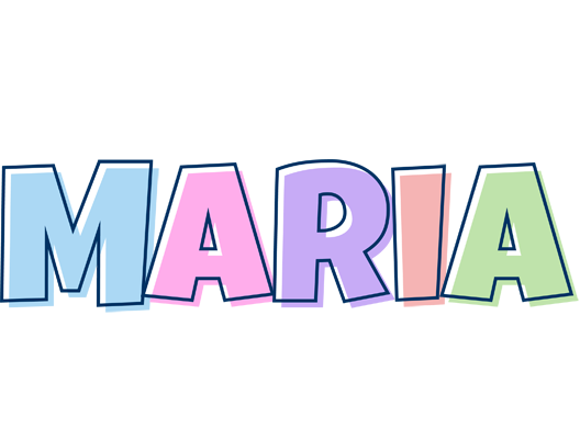 Maria pastel logo
