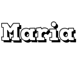 Maria snowing logo