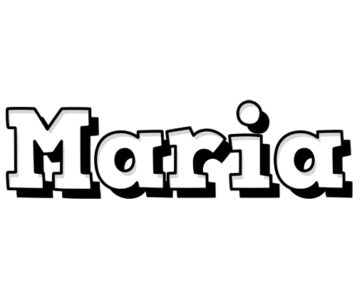 Maria snowing logo