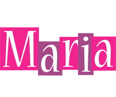 Maria whine logo