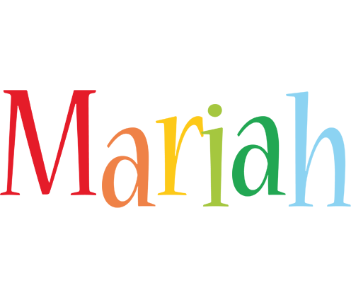 Mariah birthday logo