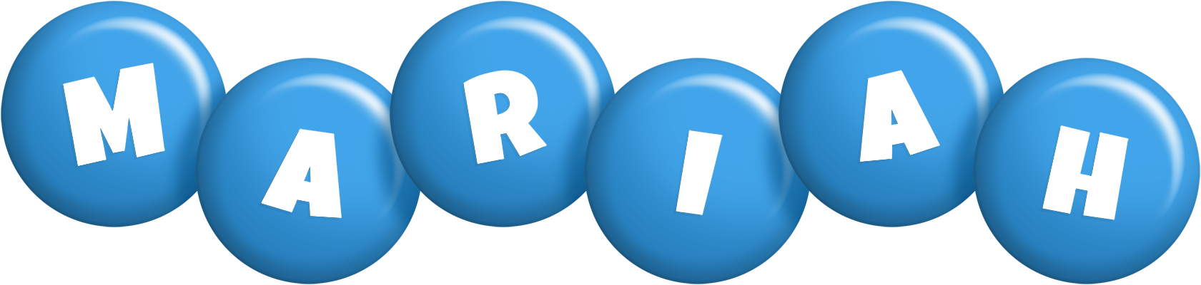 Mariah candy-blue logo