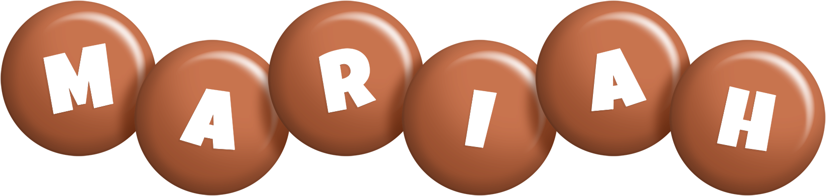 Mariah candy-brown logo